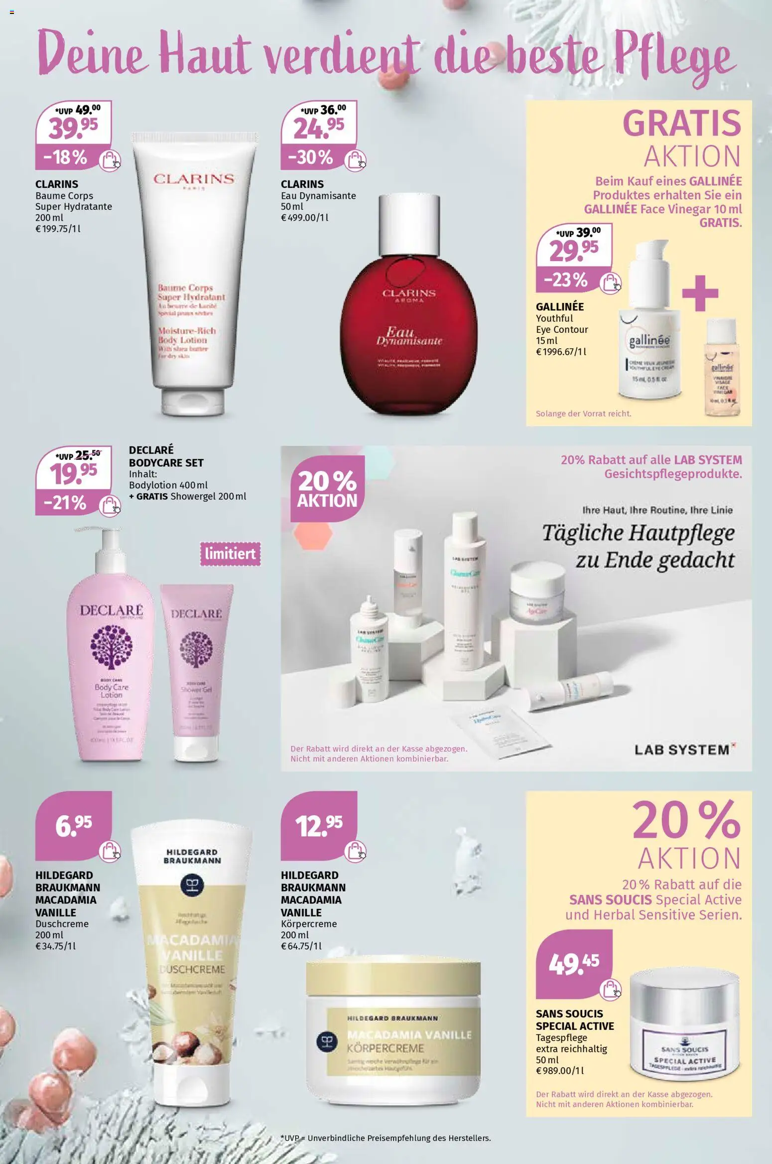 Müller Beauty Highlights – gültig ab 10.11.2025 | Seite: 14 | Produkte: Körpercreme, Body Lotion, Shower Gel, Duschcreme