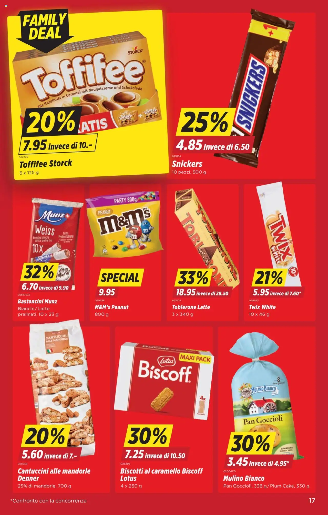 Denner Aktionen IT ab 05.08.2025 | Seite: 17 | Produkte: Snickers, Twix, Schokolade