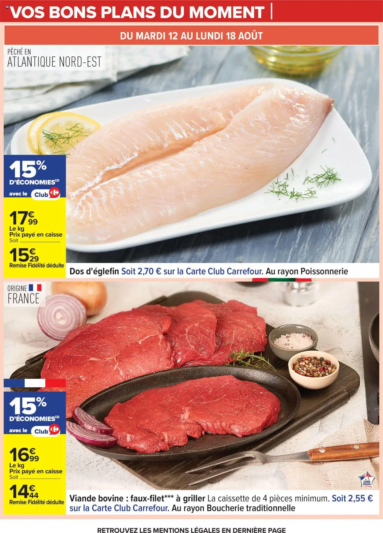  | Page: 27 | Produits: Pêche, Dos d'églefin, Viande, Viande bovine