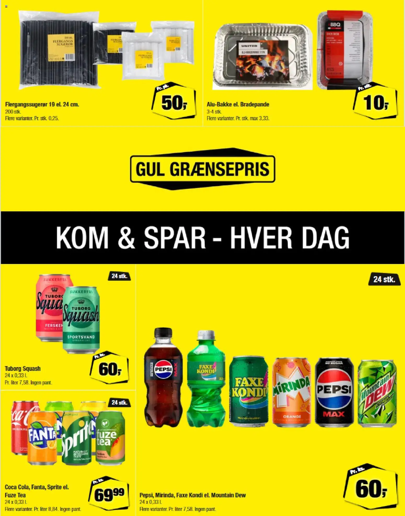 Calle tilbudsavis – gyldig fra 22.10.2025 | Side: 5 | Produkter: Squash, Fanta, Faxe Kondi, Tuborg Squash
