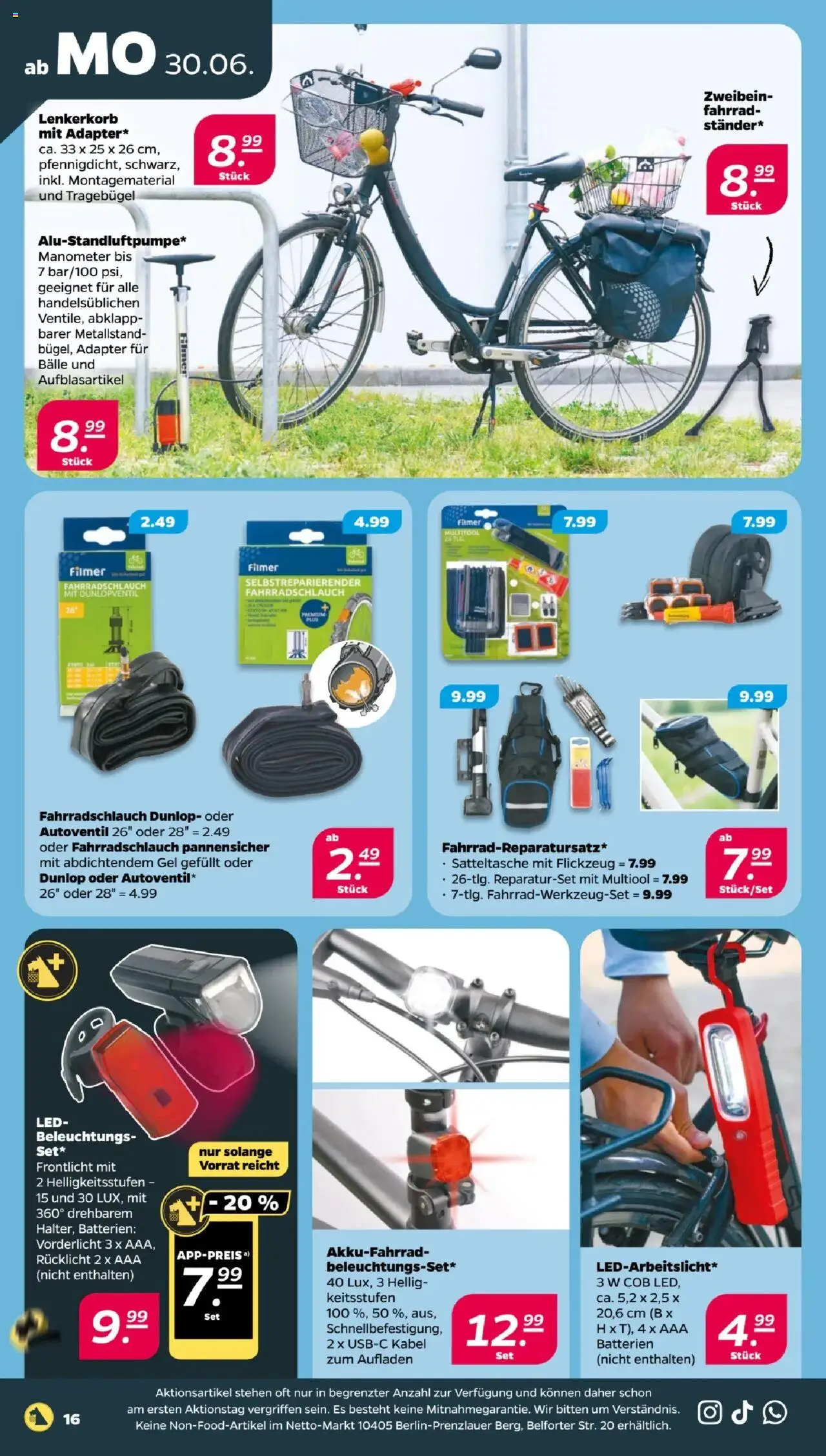 Netto Prospekt 	 - gültig ab dem 30.06.2025 | Seite: 16 | Produkte: Kabel, Adapter, Manometer, Batterien