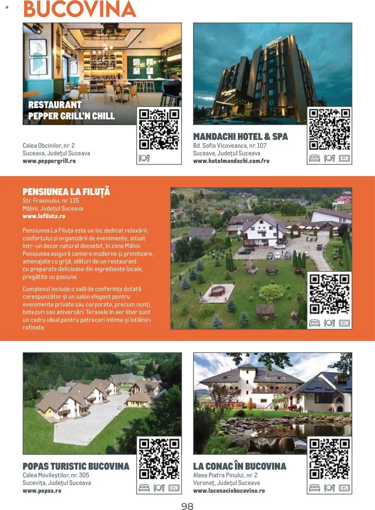 Metro catalog - Ghid de călătorie România – valabil de la 01.08.2025 | Pagină: 98