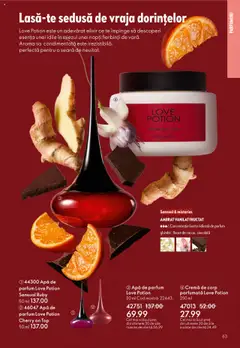 Ofertele Oriflame valabile de la 22.10.2025 | Pagină: 63 | Produse: Apă de parfum, Body, Ciocolată, Cremă de corp
