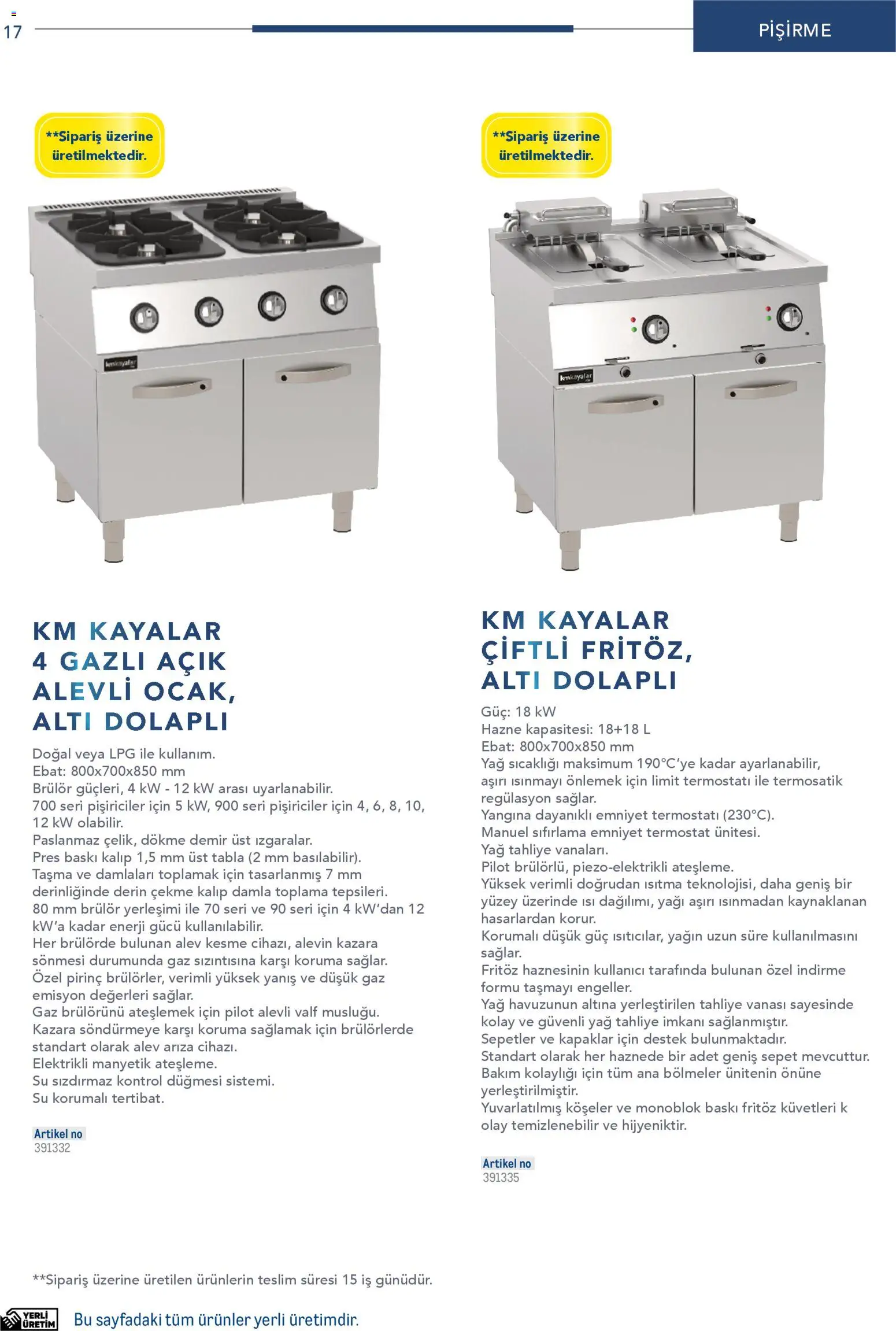 Metro - Profesyonel Çözümler - 26.12.2025 tarihinden itibaren geçerlidir | Sayfa: 17 | Ürünler: Fritöz, Pirinç, Yağ, Su