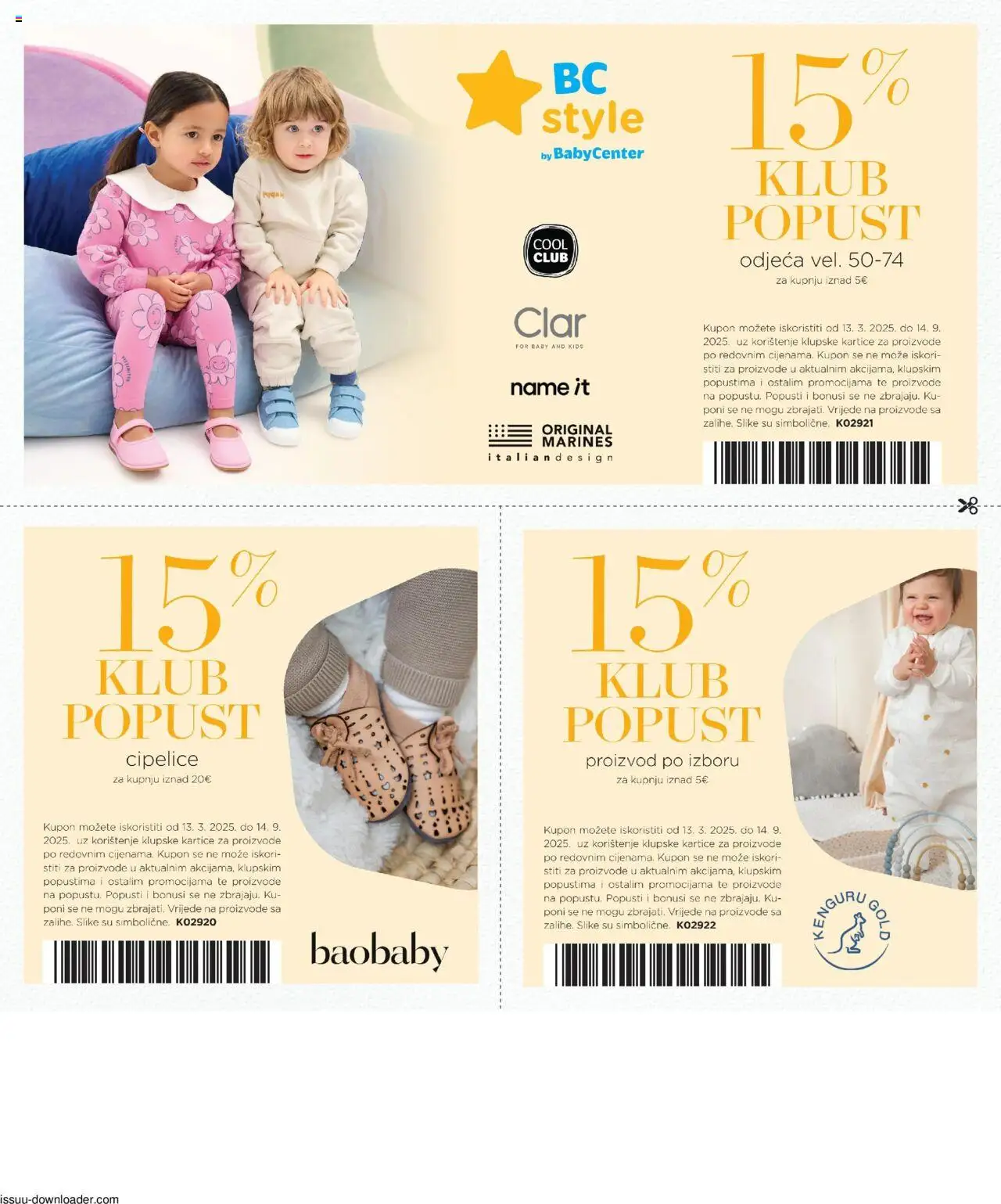 Baby Center katalog | vrijedi od 19.03.2025 | Stranica: 45 | Proizvodi: Odjeća