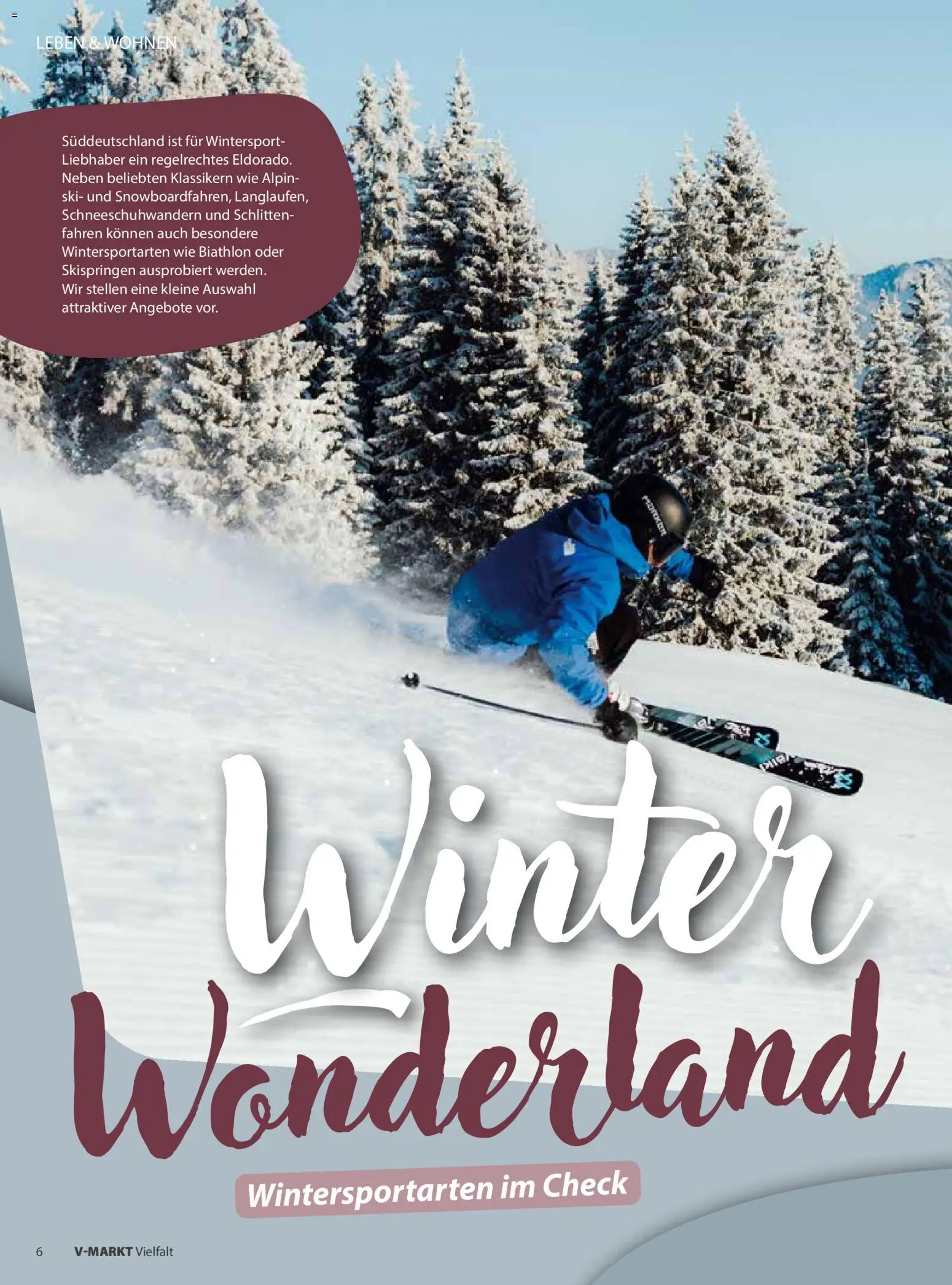 V-Markt - Vielfalt Januar / Februar – gültig ab 02.01.2026 | Seite: 6 | Produkte: Ski