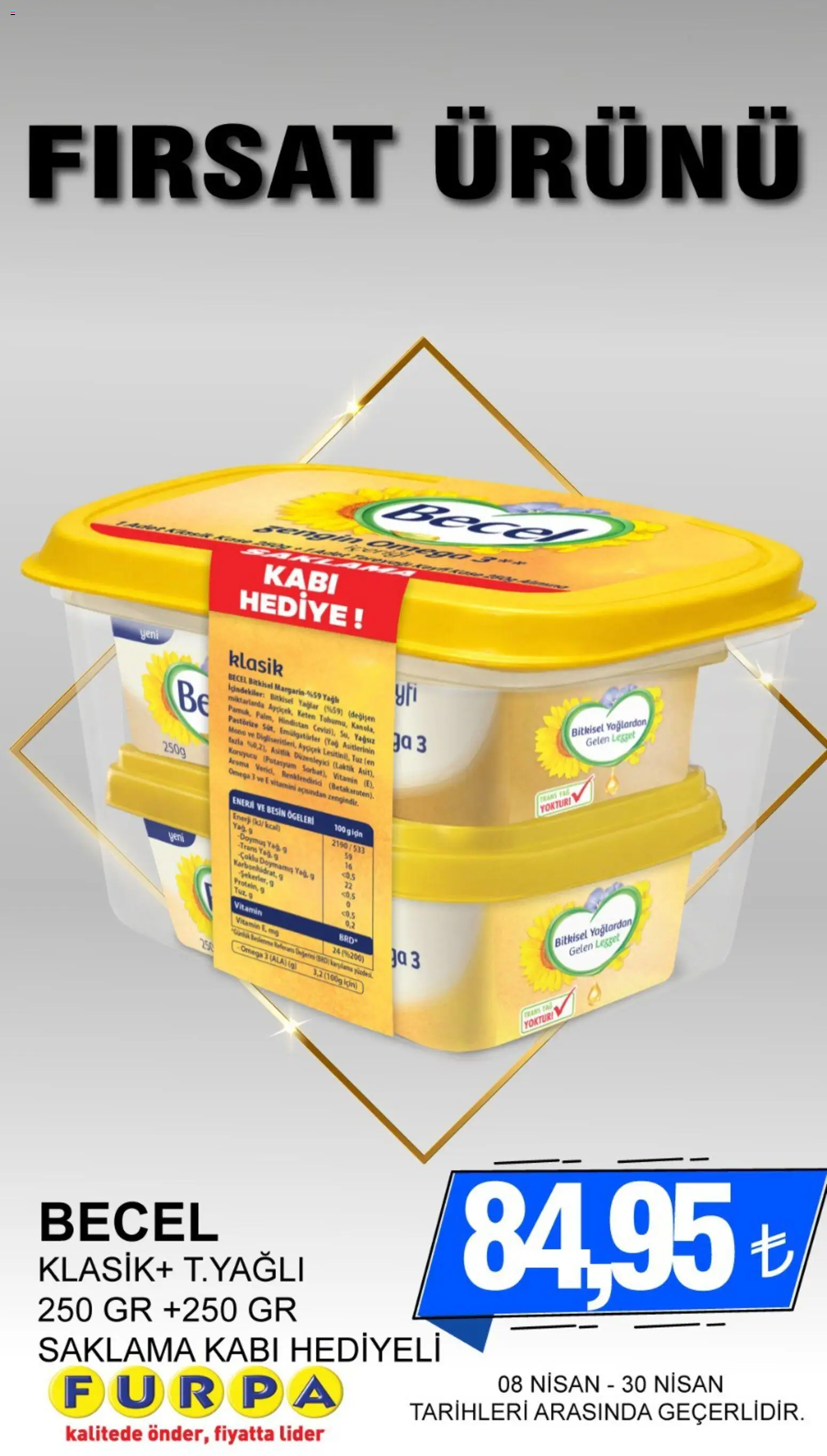 Furpa - Fırsat Ürünü - 08.04.2026 tarihinden itibaren geçerlidir | Sayfa: 1