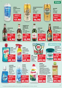 Náhled letáku RADEGAST RYZE HOŘKÁ 12, Pivo světlý ležák 0,5 l vratná láhev od 15.10.2025 | Strana: 45
