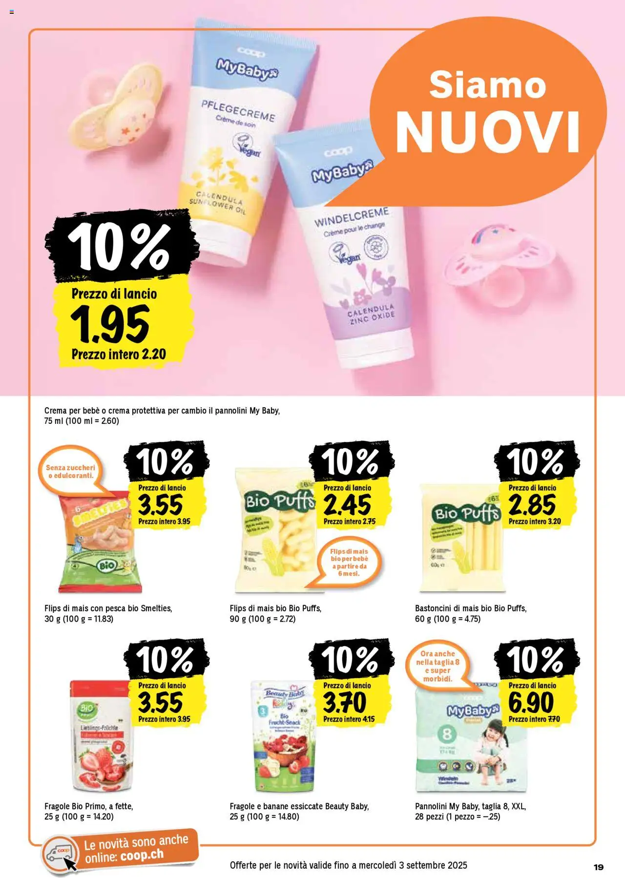 Coop - Una settimana di azioni ab 21.08.2025 | Seite: 19 | Produkte: Creme