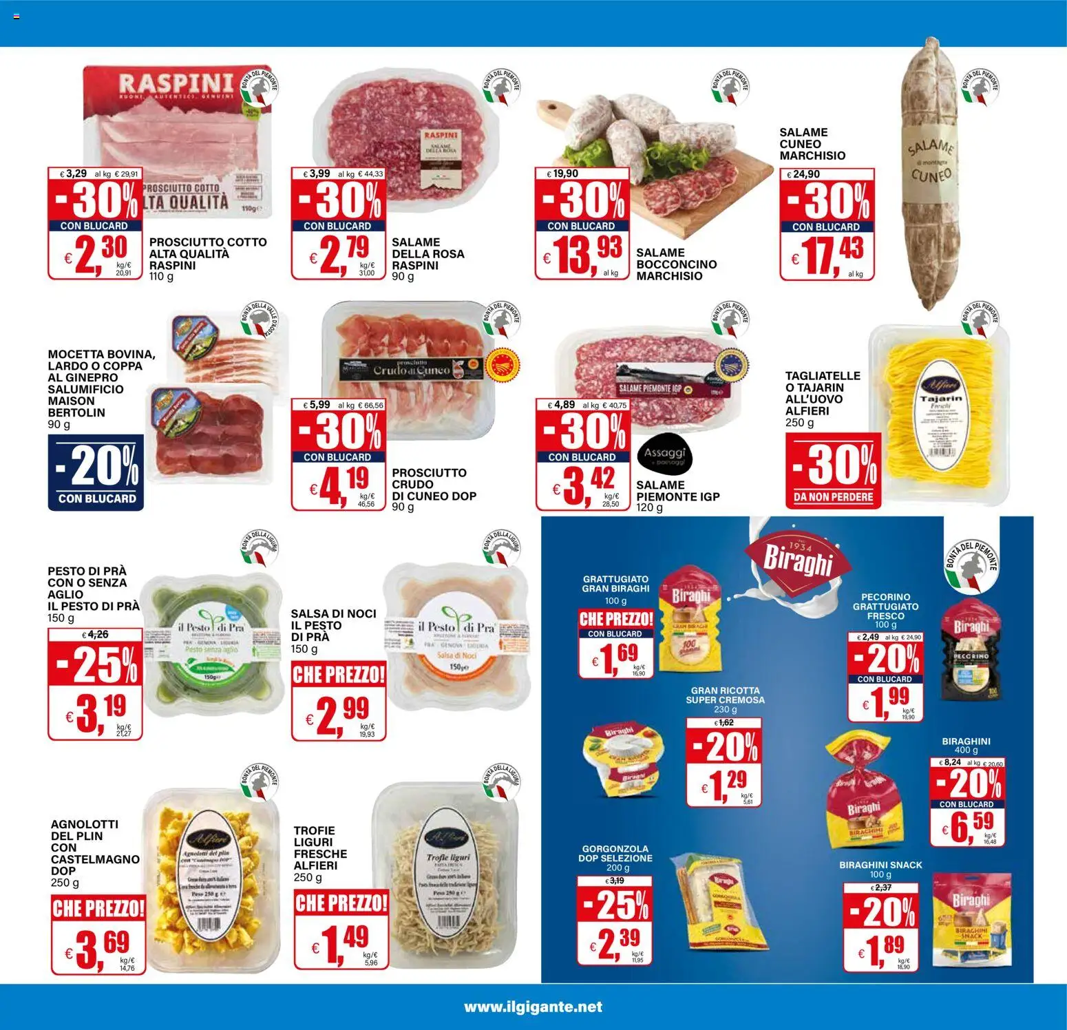 Volantino Il Gigante del 15.01.2026 | Pagina: 17 | Prodotti: Salame, Tagliatelle, Noci, Pecorino