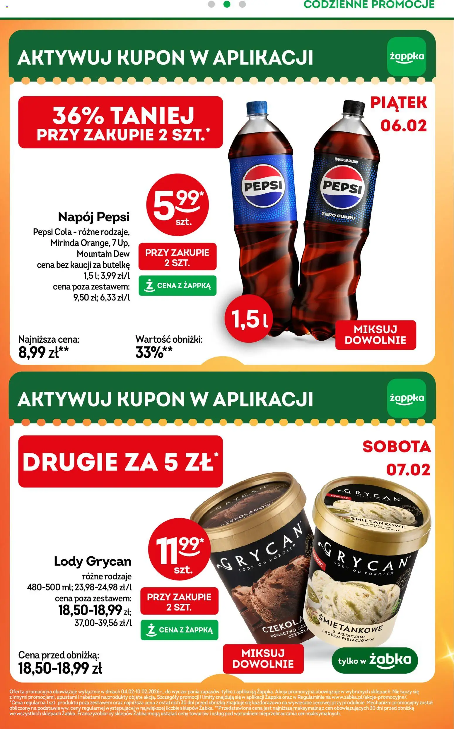 Żabka Gazetka od 28.01.2026 | Strona: 7 | Produkty: Chrupki, Bekon