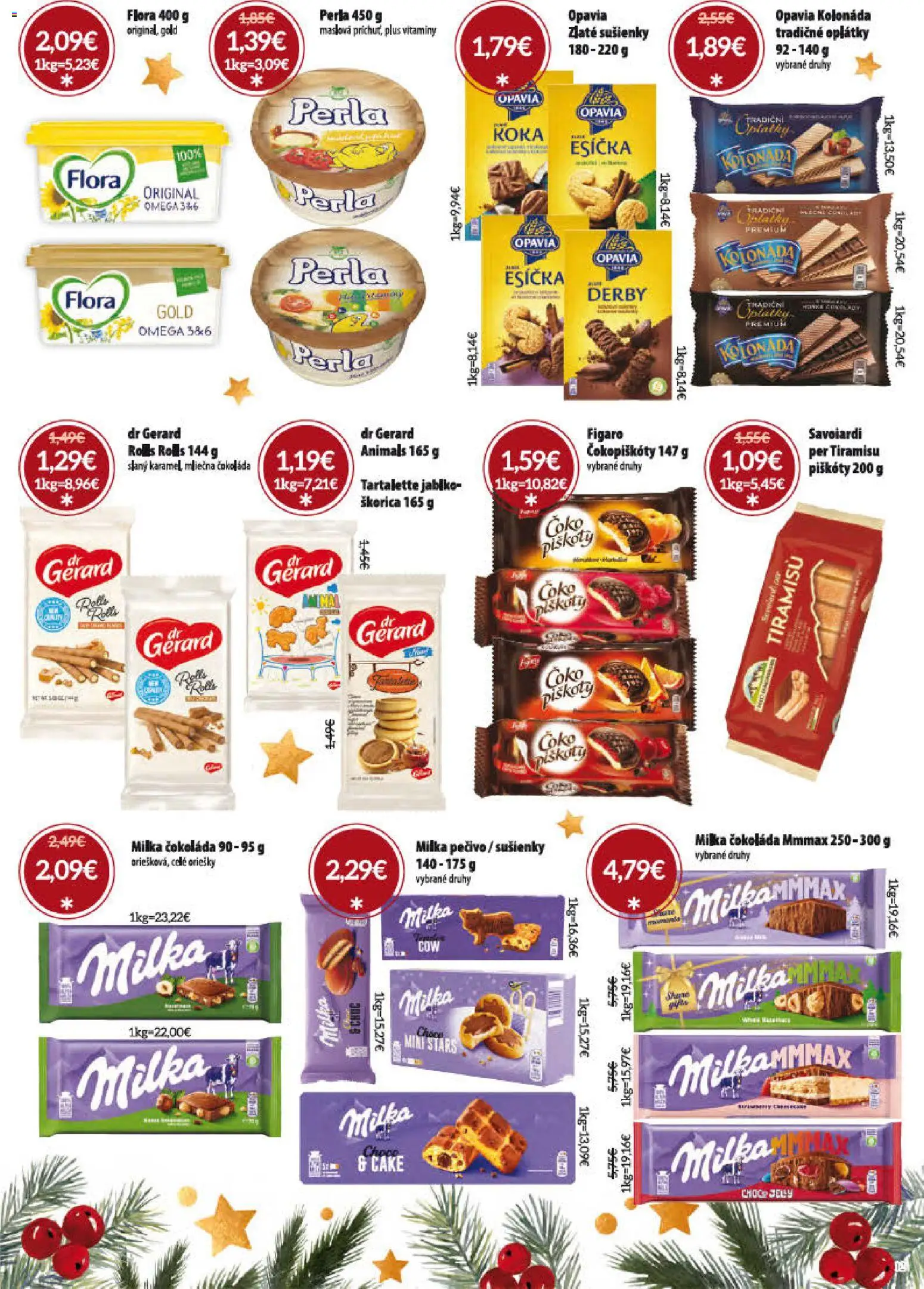 Nové Nitrazdroj akcie – leták je platný od 15.12.2025 | Strana: 12 | Produkty: Čokoláda, Milka, Flora