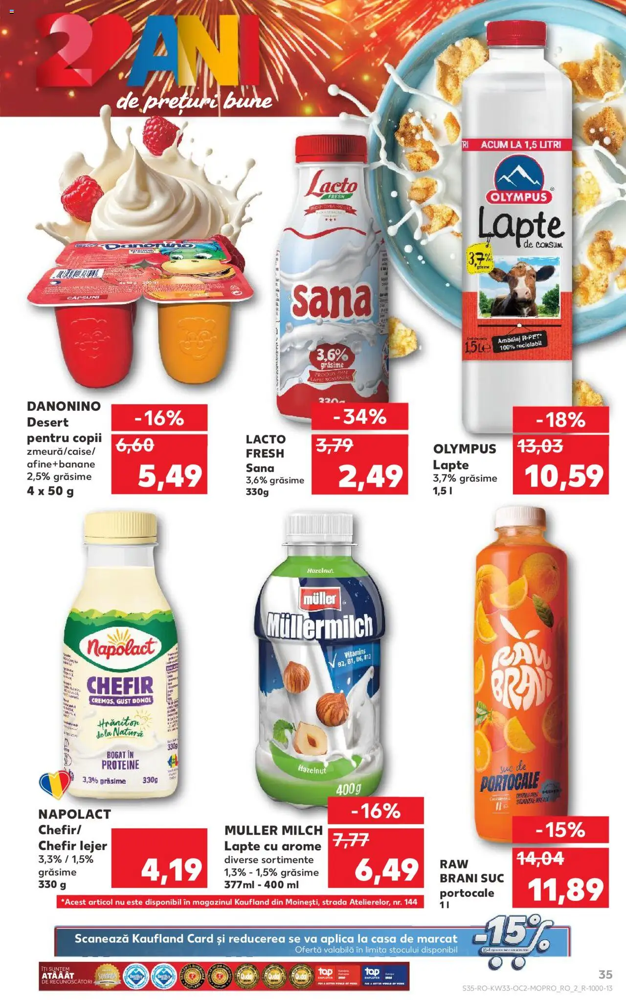 Kaufland RO akciós ujság - amely érvényes a következő dátumtól: 13.08.2025 | Oldal: 35