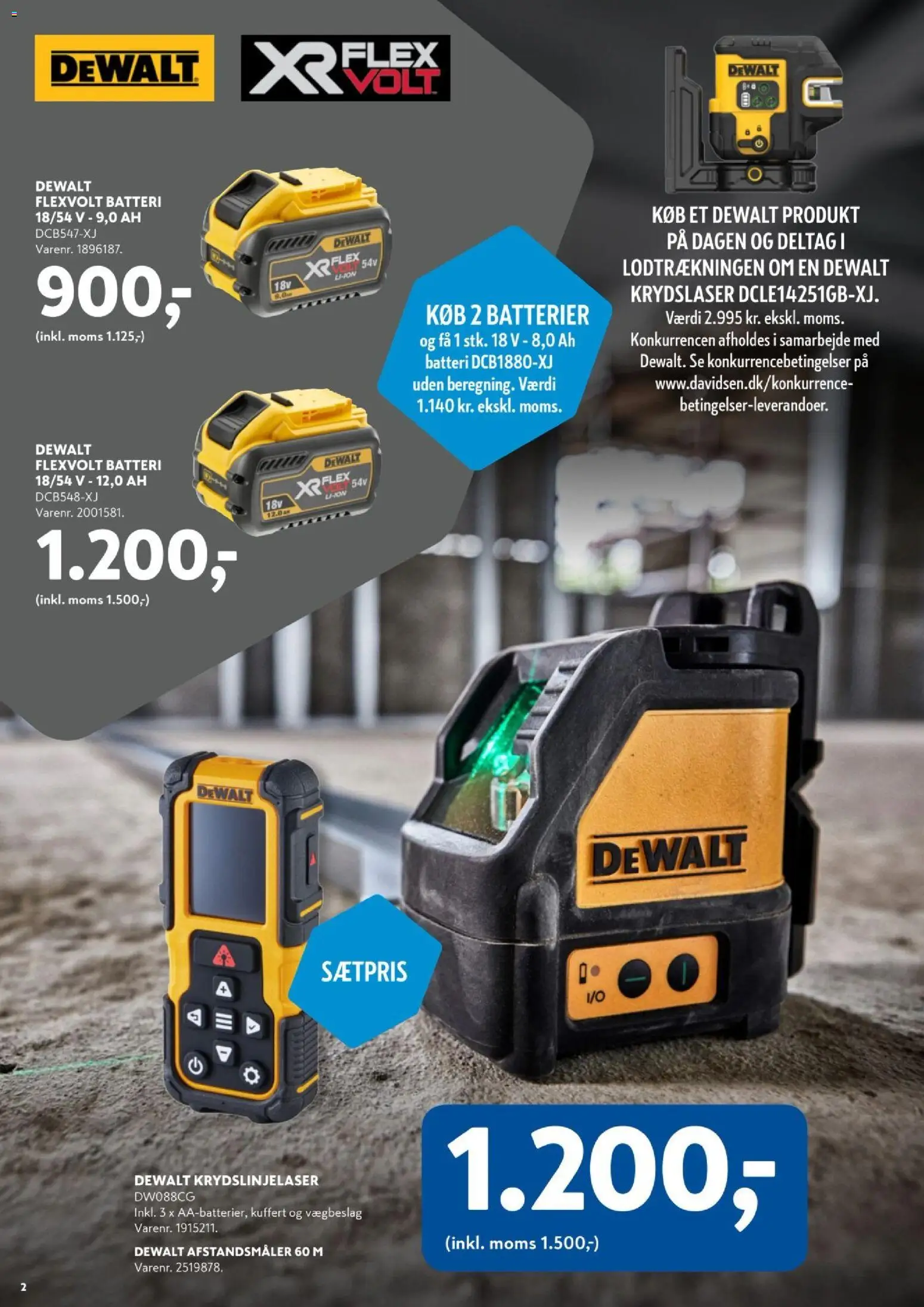 Davidsen tilbudsavis – gyldig fra 23.04.2026 | Side: 2 | Produkter: Batterier, Kuffert, Batteri