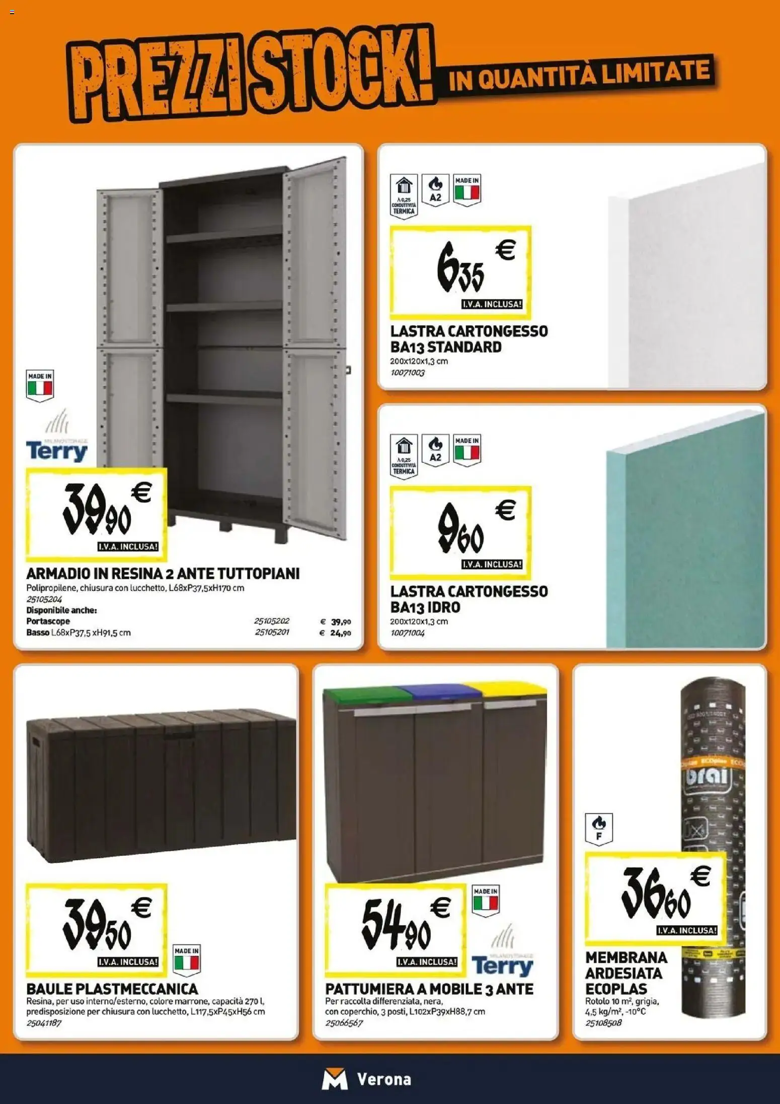 Volantino TECNOMAT del 26.03.2026 | Pagina: 16 | Prodotti: Mobile, Baule, Pattumiera, Armadio