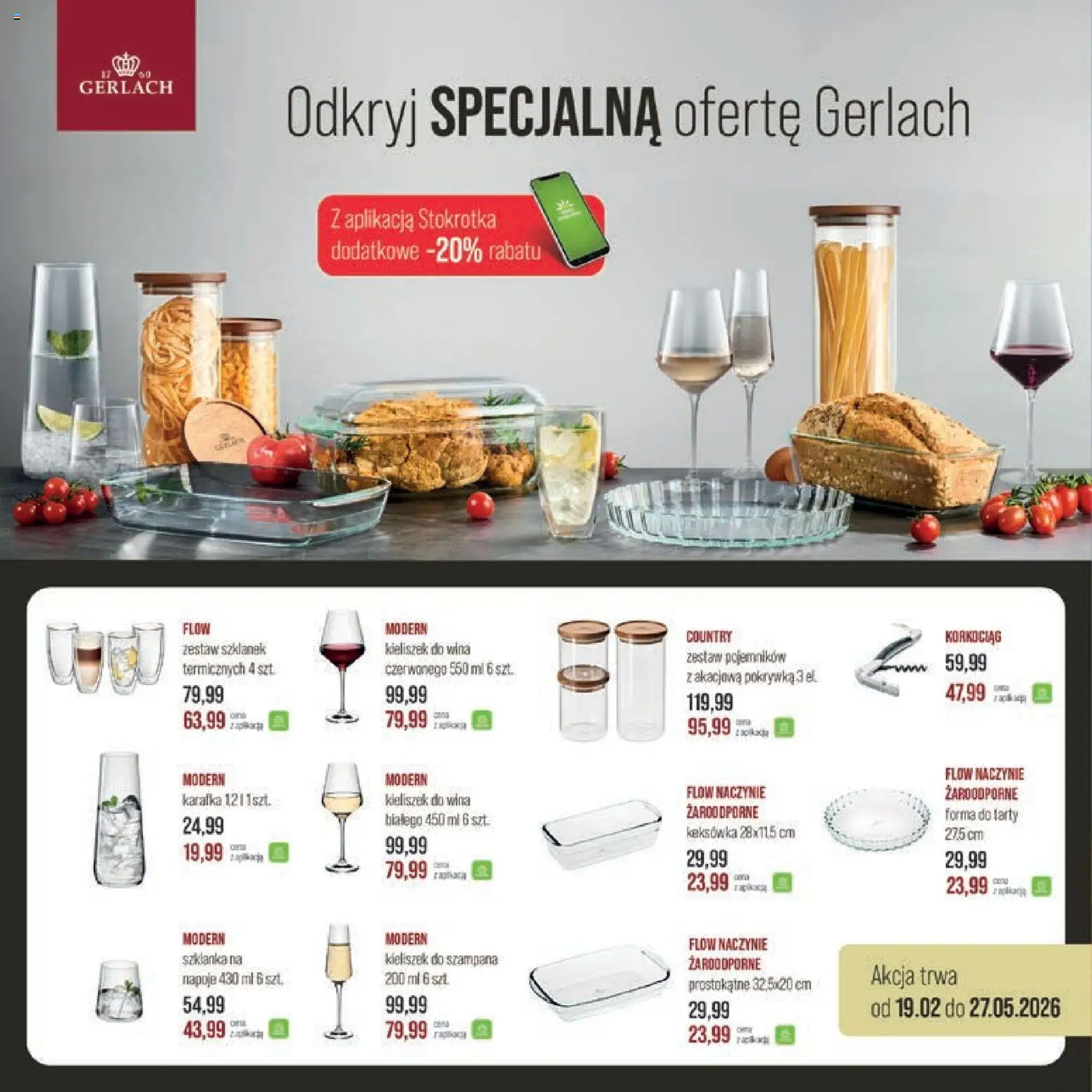 Stokrotka Gazetka - Wiosenne Inspiracje od 26.02.2026 | Strona: 30 | Produkty: Szklanka, Stokrotka, Napoje, Naczynie żaroodporne