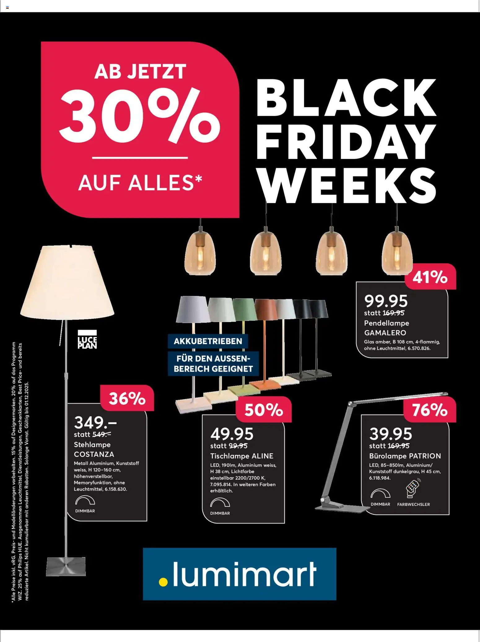 Lumimart - Black Friday – gültig ab 19.11.2025 | Seite: 1 | Produkte: Philips