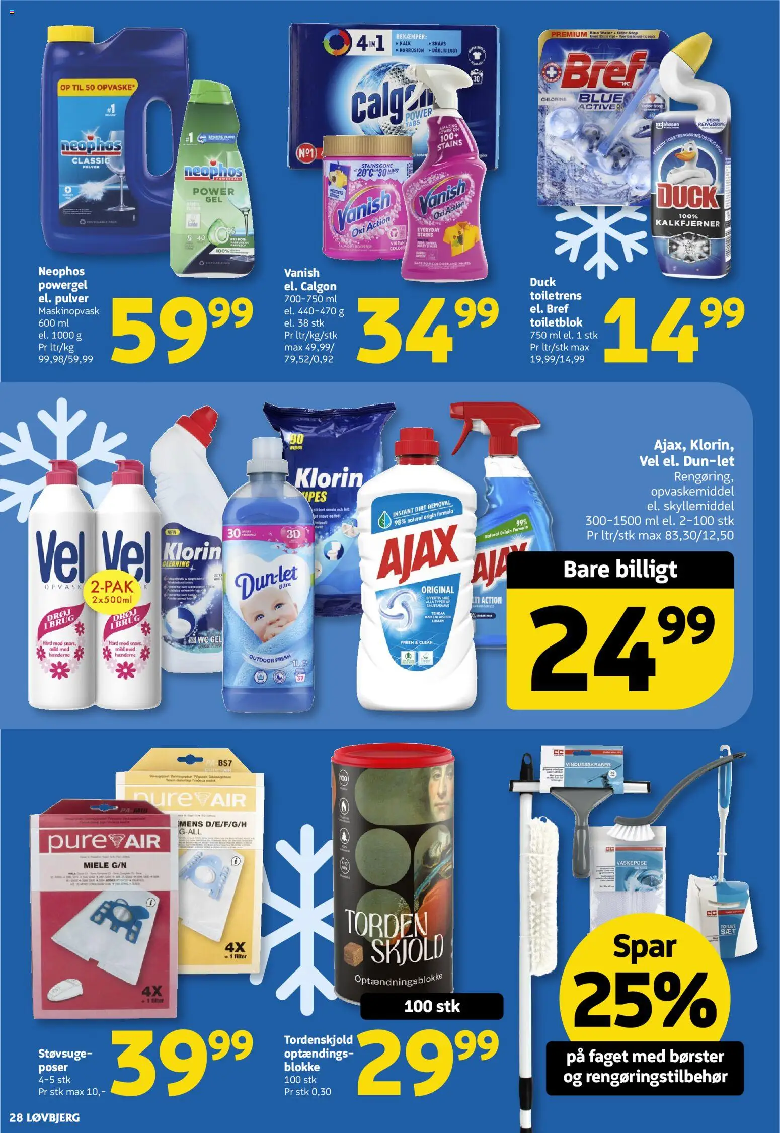 Løvbjerg tilbudsavis – gyldig fra 16.01.2026 | Side: 30 | Produkter: Skyllemiddel, Opvaskemiddel, Toilet