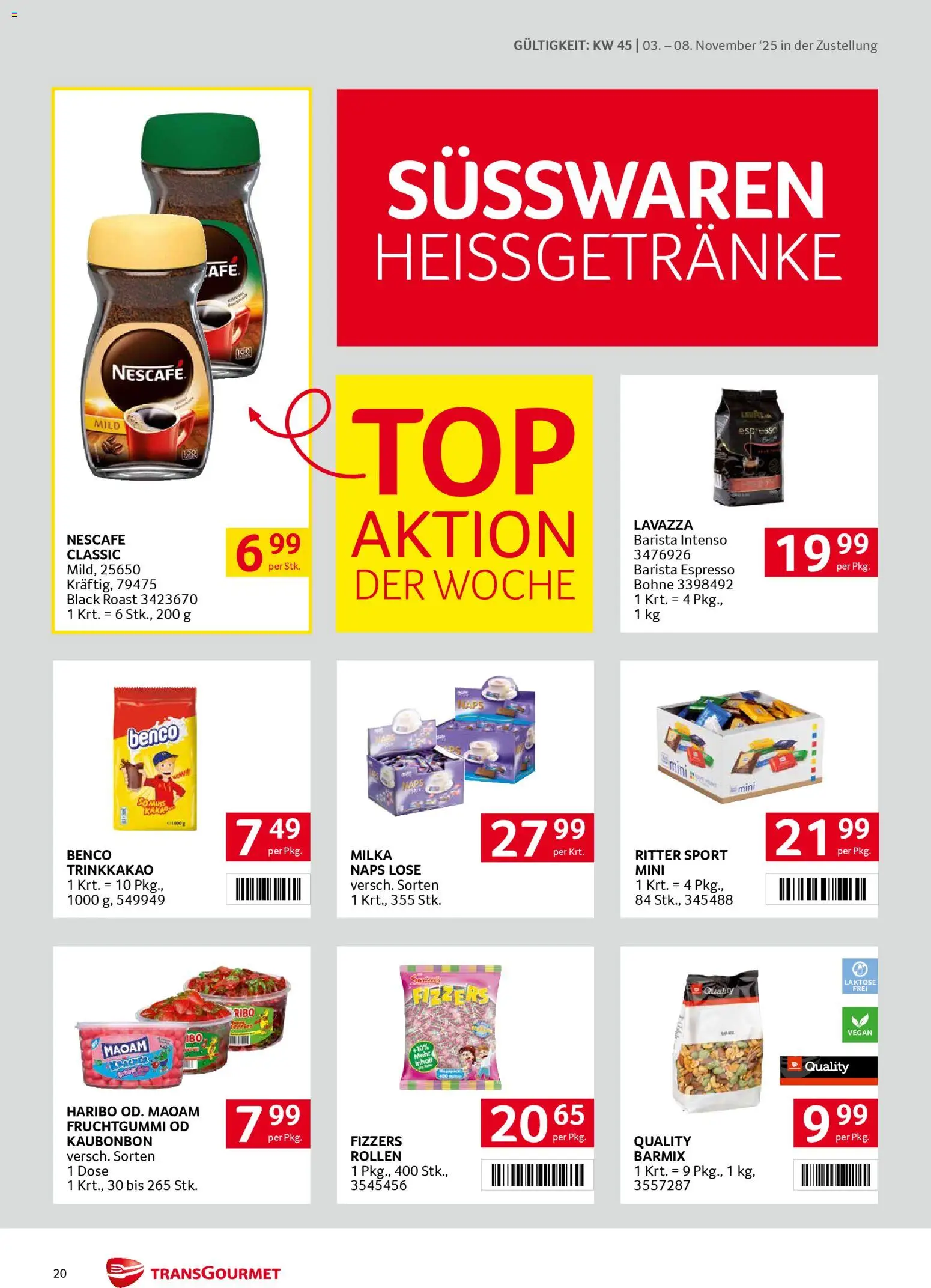 Transgourmet Zustellaktion gültig ab 03.11.2025 | Seite: 20