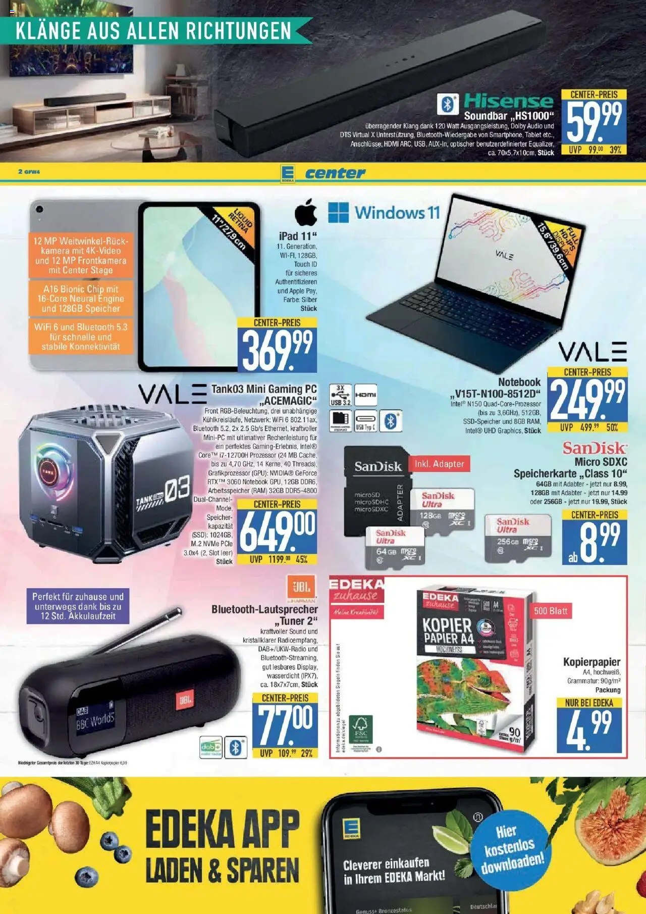 Edeka prospekt Weißenburg	 – gültig ab 21.09.2025 | Seite: 18 | Produkte: Kamera, Adapter, USB, Notebook