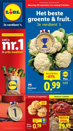Lidl - Folder week 40 - Voorbeeld van een folder van Lidl, geldig van 29.09.2025