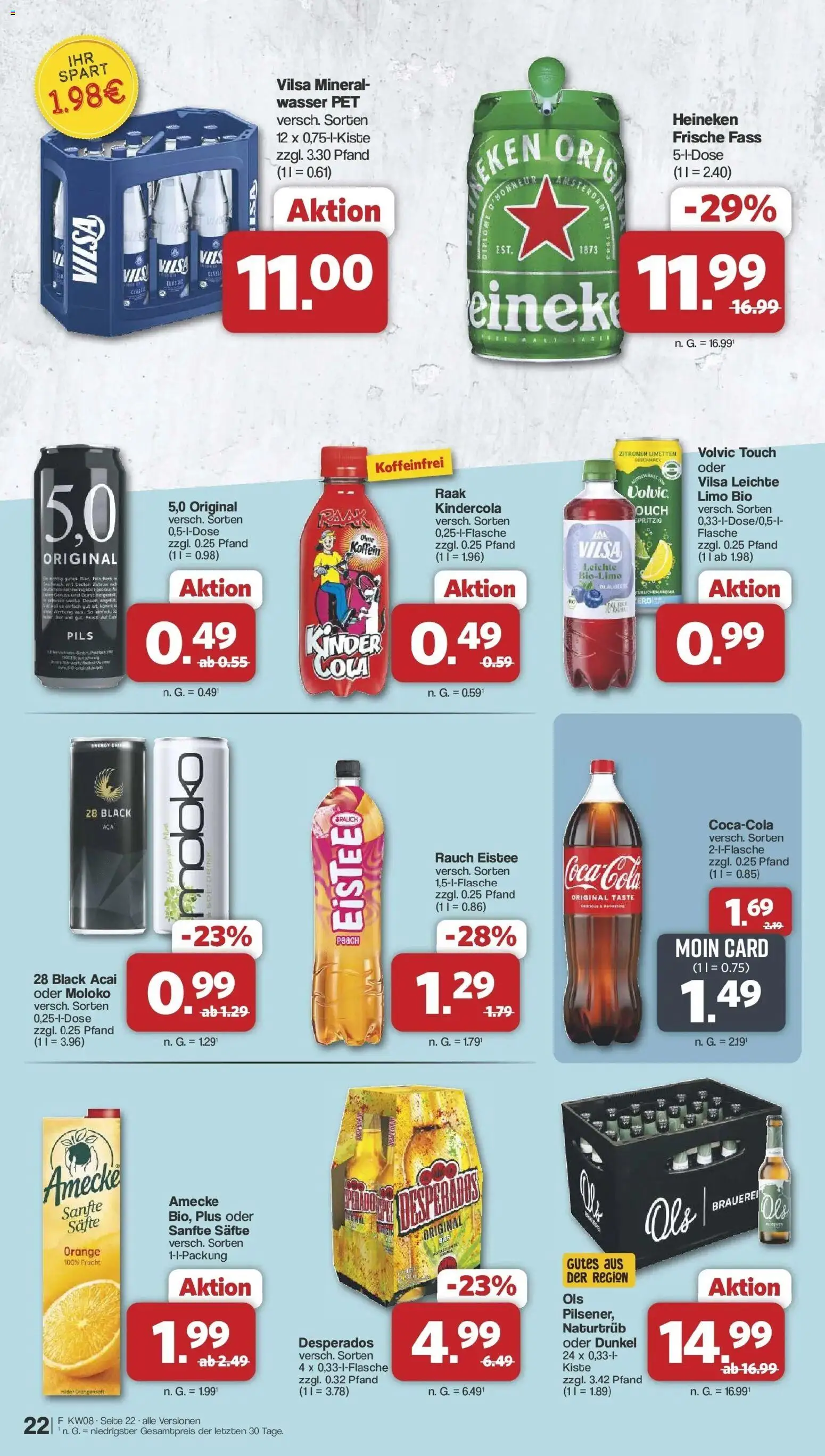 Famila Nordwest - Famila: Wochenangebote – gültig ab 16.02.2026 | Seite: 23 | Produkte: Cola, Energy, Bier, Volvic