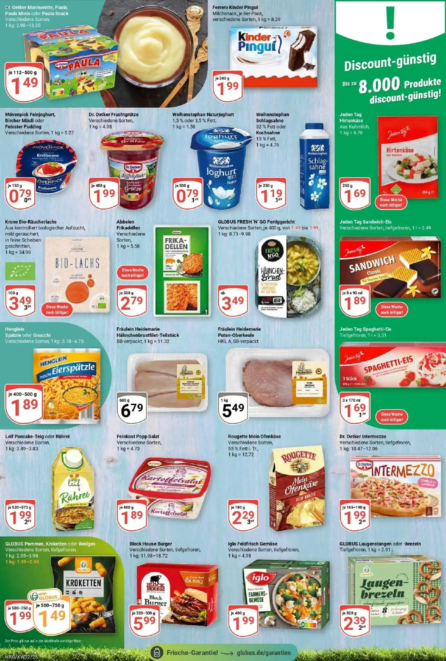 Globus prospekt Rostock	 – gültig ab 15.03.2026 | Seite: 10 | Produkte: Musli, Iglo, Lachs, Salat