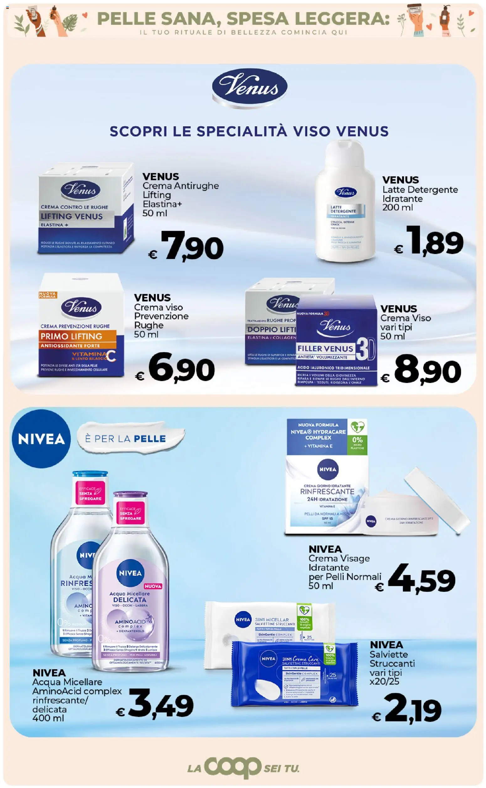 Volantino COOP del 17.01.2026 | Pagina: 35 | Prodotti: Crema, Cellulare, Crema viso, Acqua