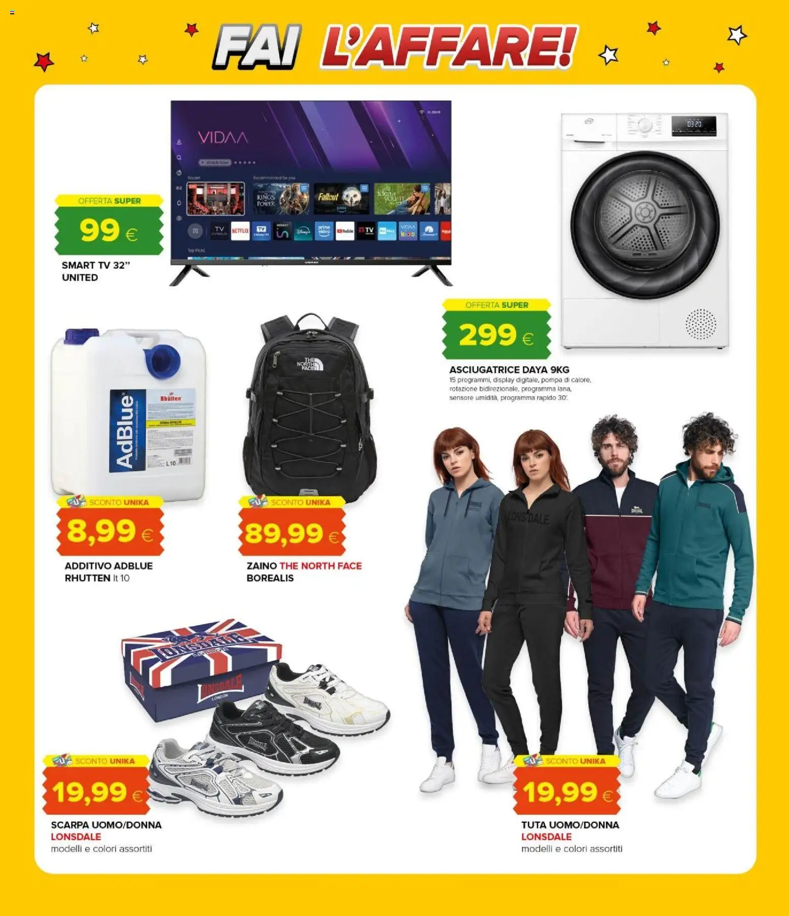 Volantino Oasi del 29.01.2026 | Pagina: 37 | Prodotti: smart TV, Zaino, Top, The