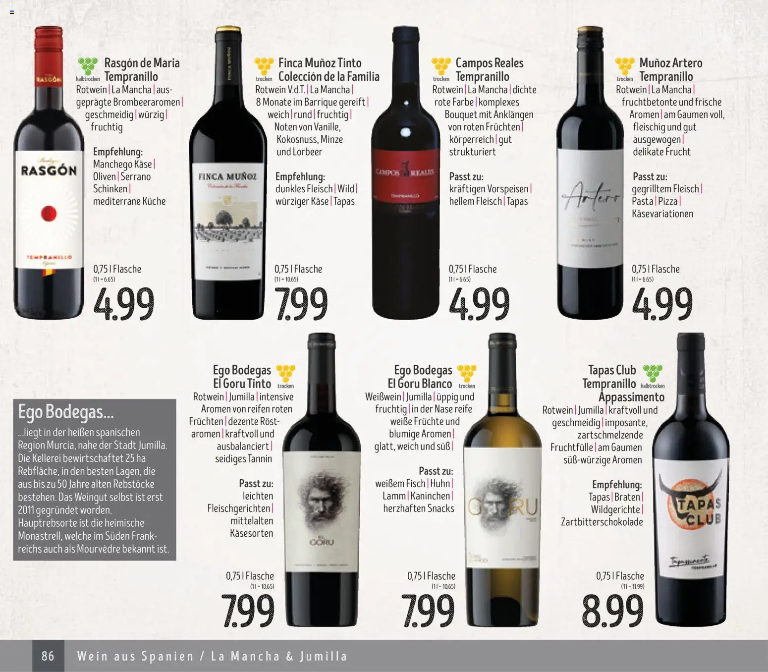 Edeka Struve Wein– und Spirituosen – gültig ab 14.11.2025 | Seite: 86 | Produkte: Kaninchen, Weißwein, Rotwein, Küche