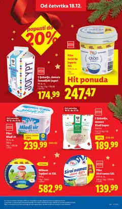 Šumadijski jogurt, S ljubavlju, domaće Šumadijski jogurt 4% m. m. - pregled Lidl kataloga - važi od 18.12.2025 | Strana: 23