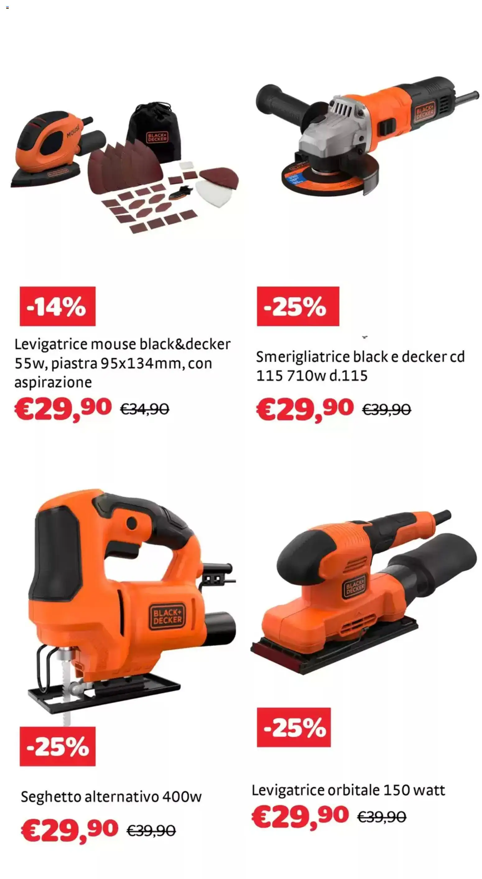 Volantino Brico Center del 04.02.2026 | Pagina: 25 | Prodotti: Cd, Mouse, Smerigliatrice