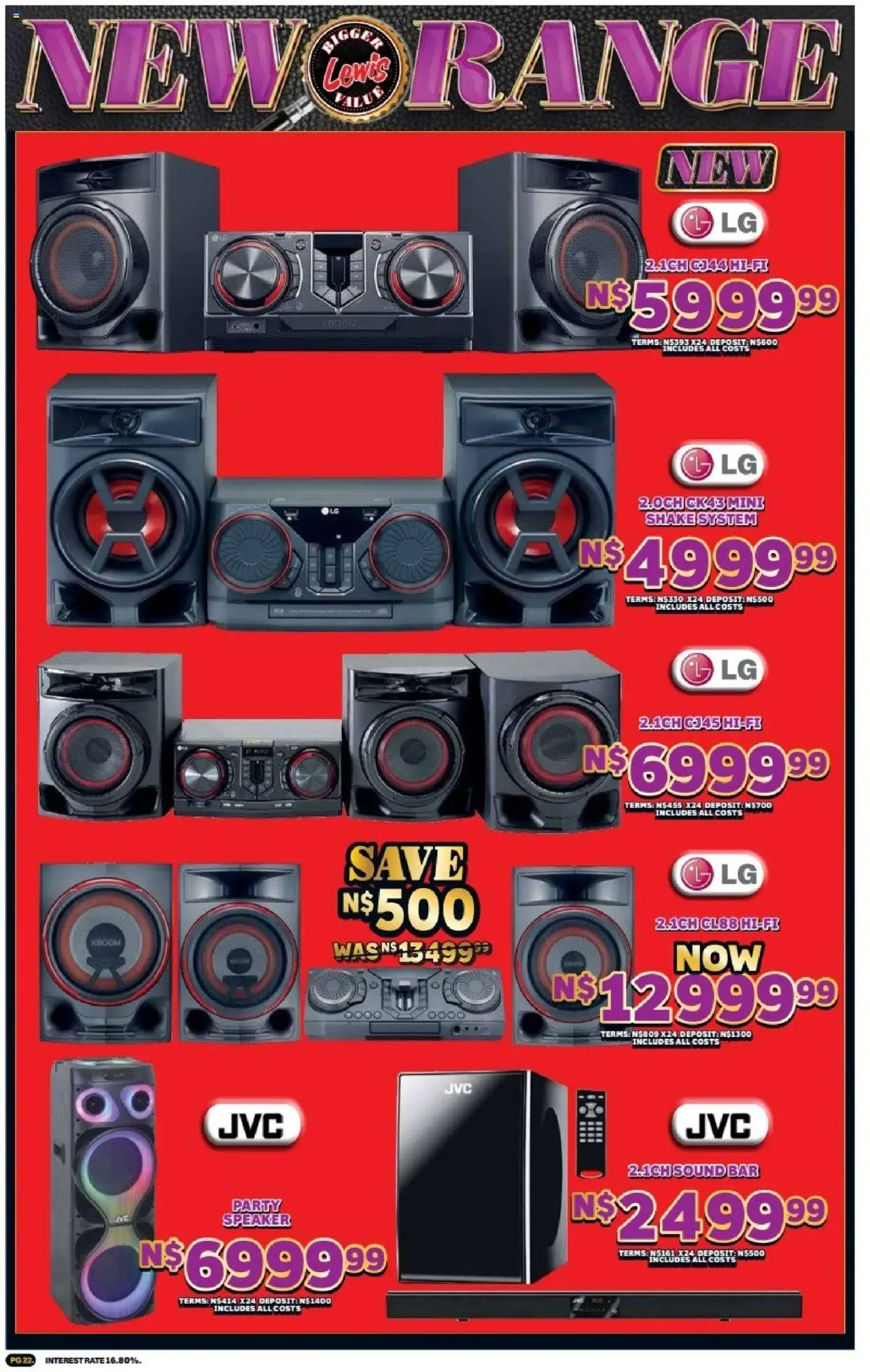 New Lewis Stores catalogue – valid from 01.10.2025 | Page: 22 | Products: Speaker