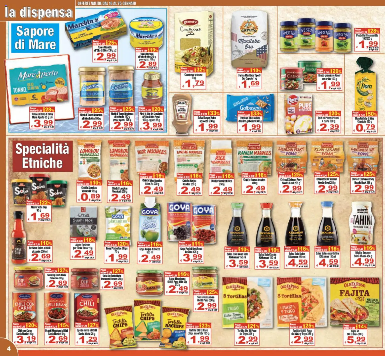 Volantino CTS del 16.01.2026 | Pagina: 4 | Prodotti: Riso, Patate, Farina, Cocco