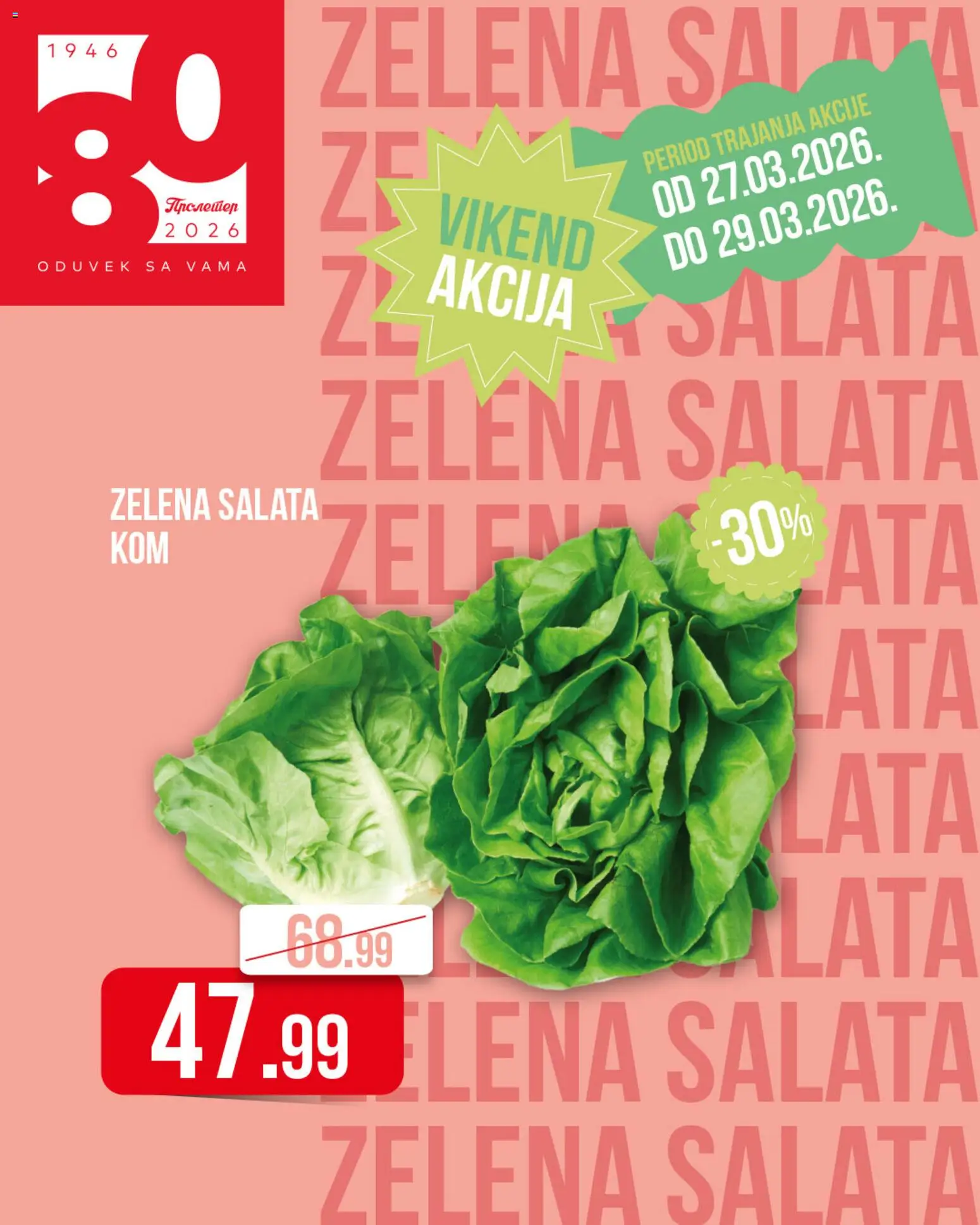 Metalac Proleter katalog - važi od 27.03.2026 | Strana: 3 | Proizvode: Šal, Salata