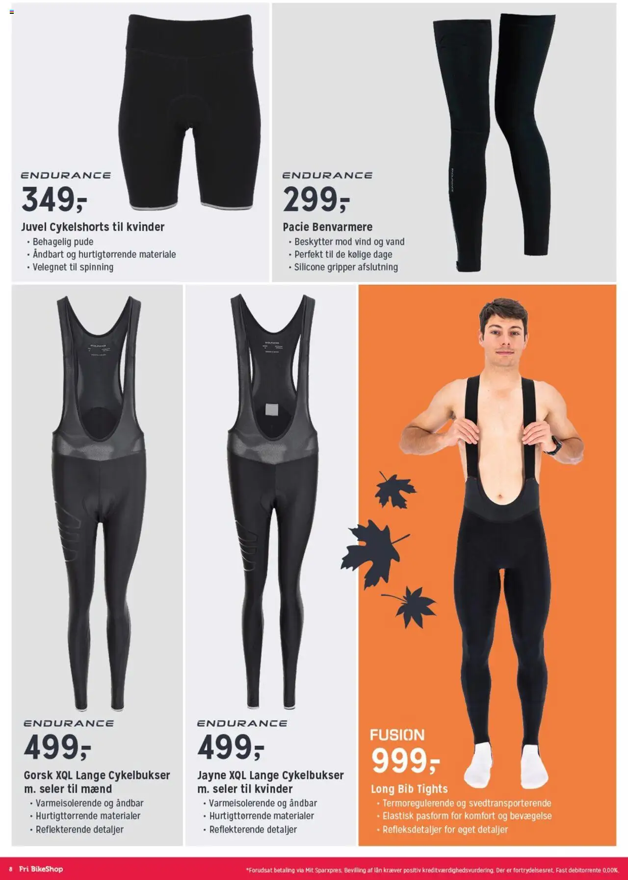 Fri BikeShop tilbudsavis – gyldig fra 15.10.2025 | Side: 8 | Produkter: Pude, Tights