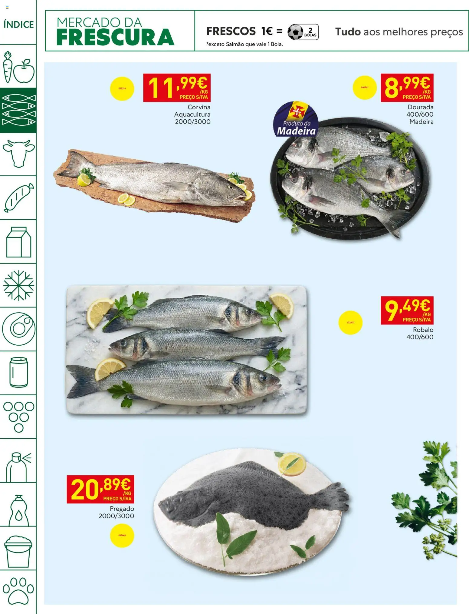 Recheio - Bons Negócios Madeira │ válido de 21.04.2026 | Página: 4 | Produtos: Dourada, Salmão