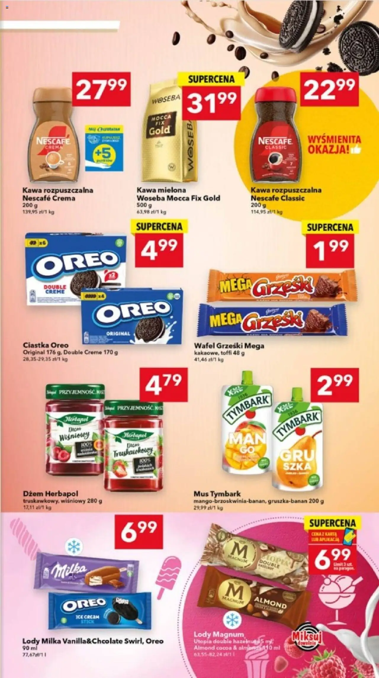 Lewiatan gazetka - Szczecin od 13.08.2025 | Strona: 5 | Produkty: Nescafe, Kawa rozpuszczalna, Ciastka Oreo, Kawa