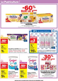 Carrefour - Prévisualisation de Carrefour catalogue semaine 12 valide à partir de 17.03.2026 | Page: 63 | Produits: Poudre, Briques, Guigoz, Lait