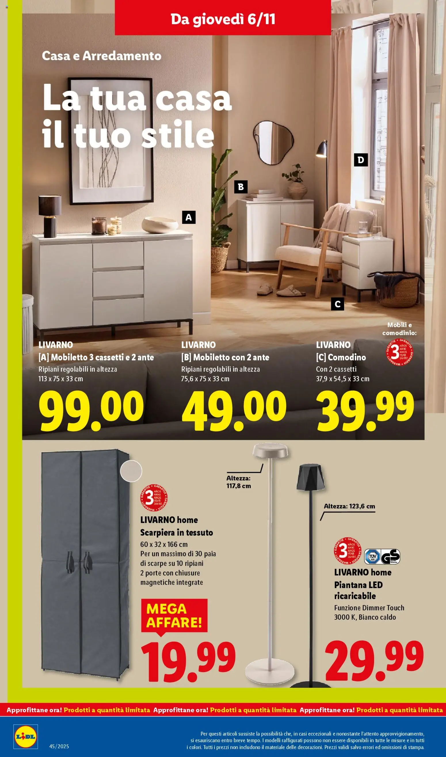 Volantino Lidl del 03.11.2025 | Pagina: 44