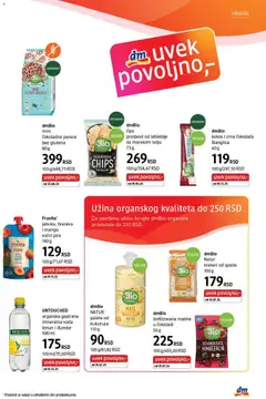 UNTOUCHED organska gazirana mineralna voda limun i đumbir, Organic sparkling mineral water lemon and ginger, 500 ml - pregled DM Drogerie kataloga - važi od 01.01.2026 | Strana: 32