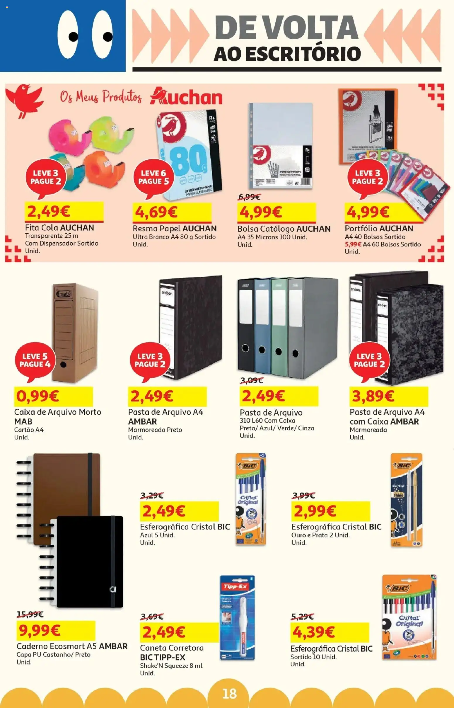 Auchan - O bem-estar começa em casa! │ válido de 26.12.2025 | Página: 18 | Produtos: Caderno, Bolsa, Caixa