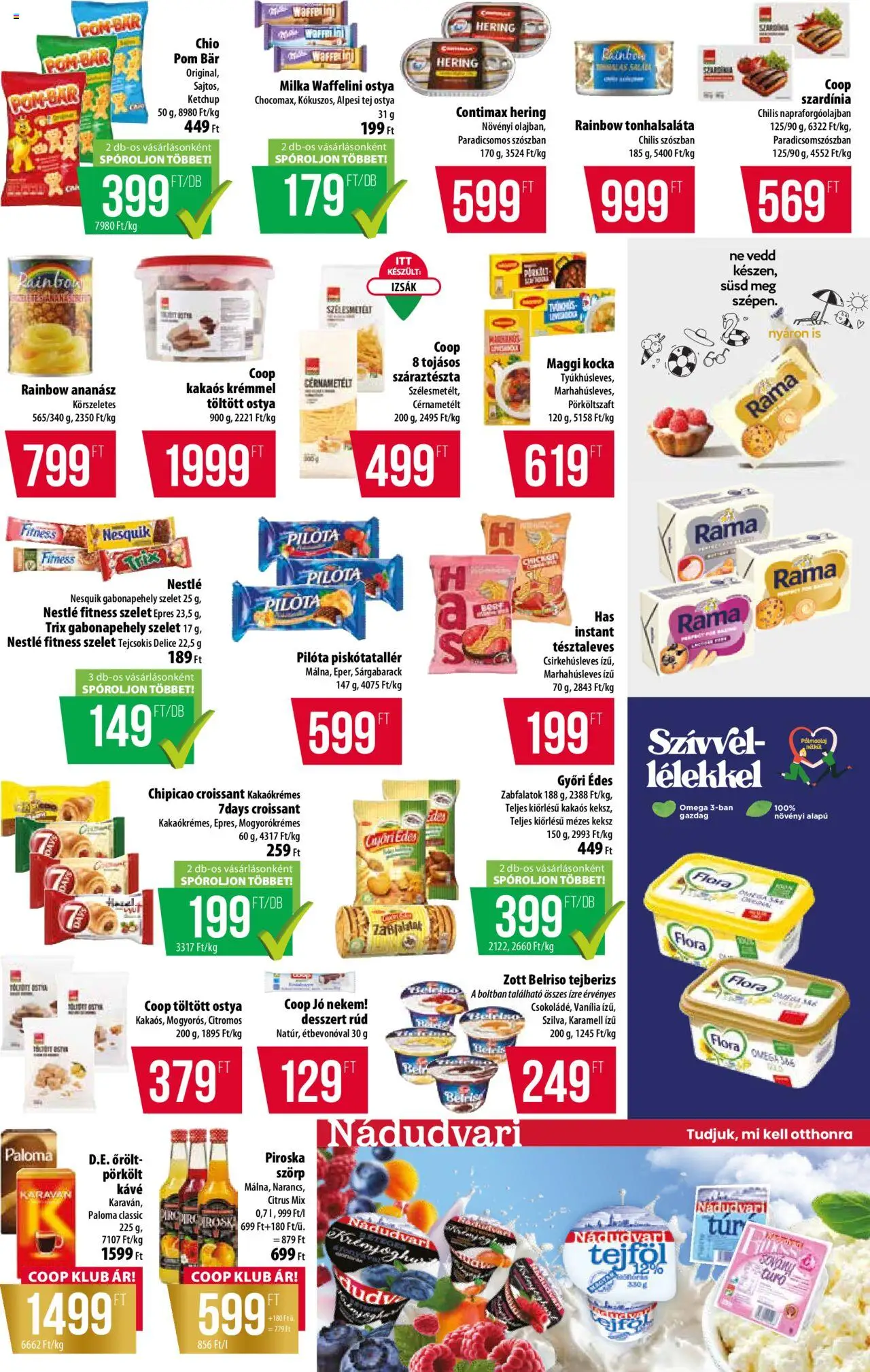COOP akciós ujság - amely érvényes a következő dátumtól: 31.07.2025 | Oldal: 5 | Termékek: Croissant, Sárgabarack, Rama, Cérnametélt