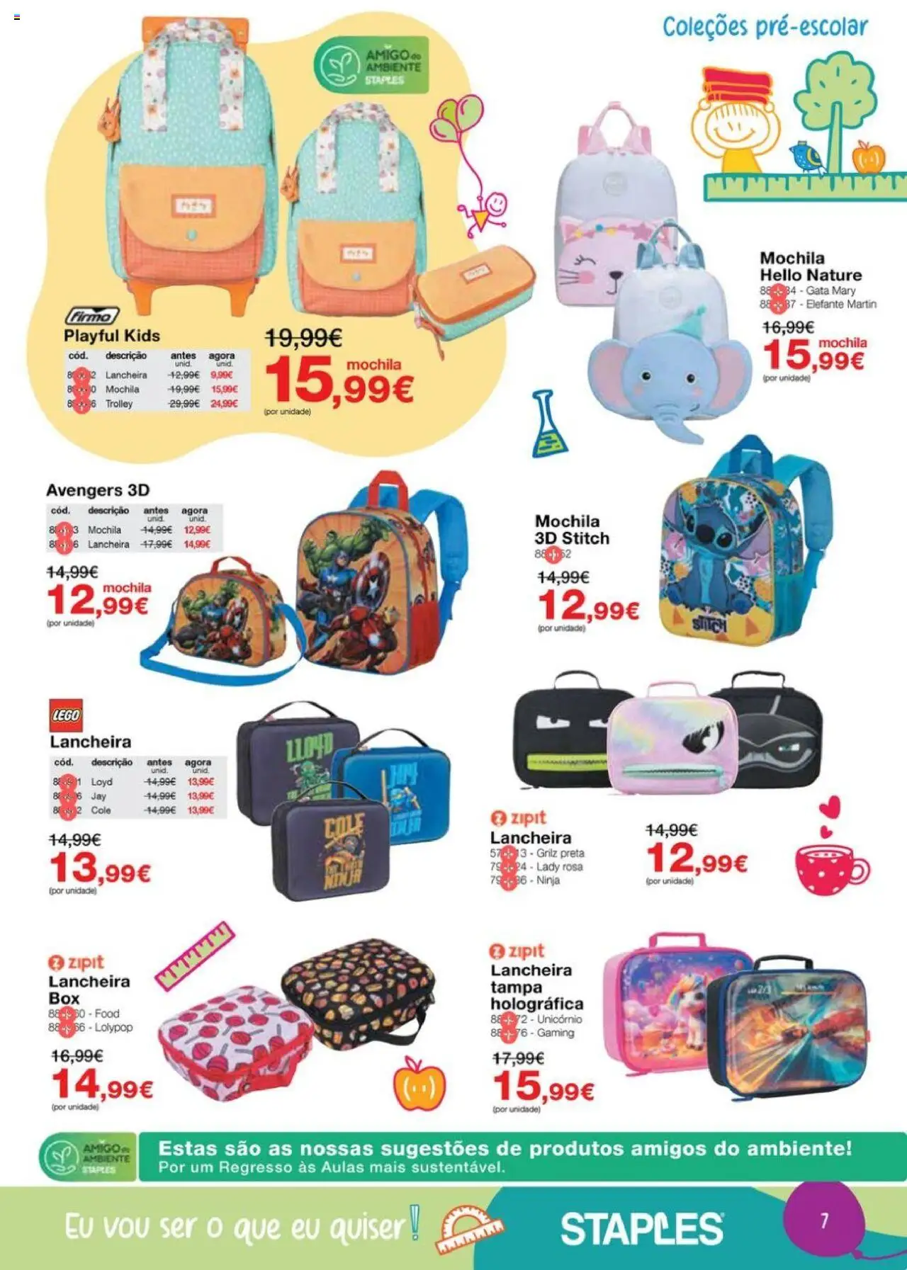 Staples - Folheto Regresso às Aulas 2025 │ válido de 18.08.2025 | Página: 7 | Produtos: Mochila