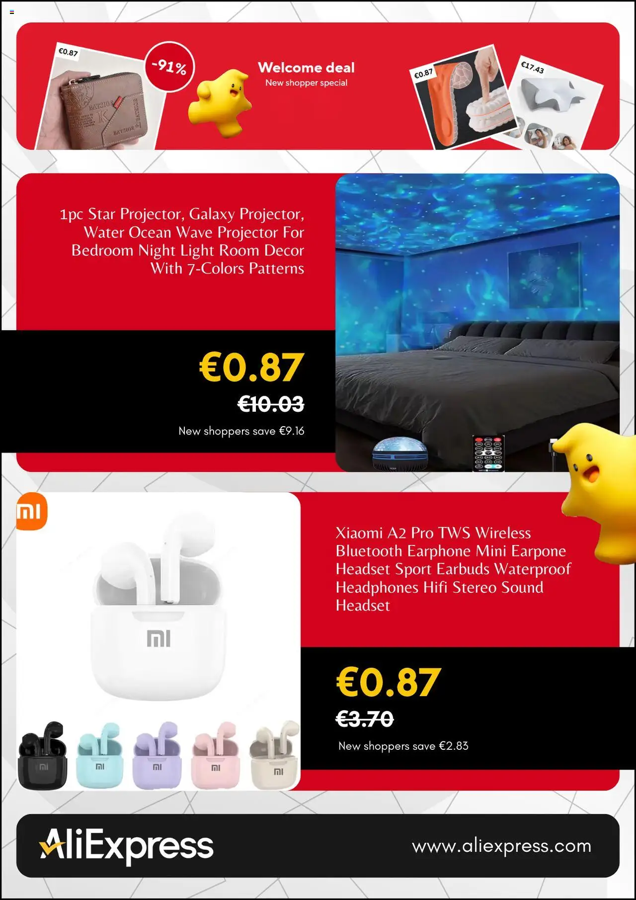 AliExpress leták │ platný od 12.08.2025 | Strana: 3 | Produkty: Bluetooth, Xiaomi