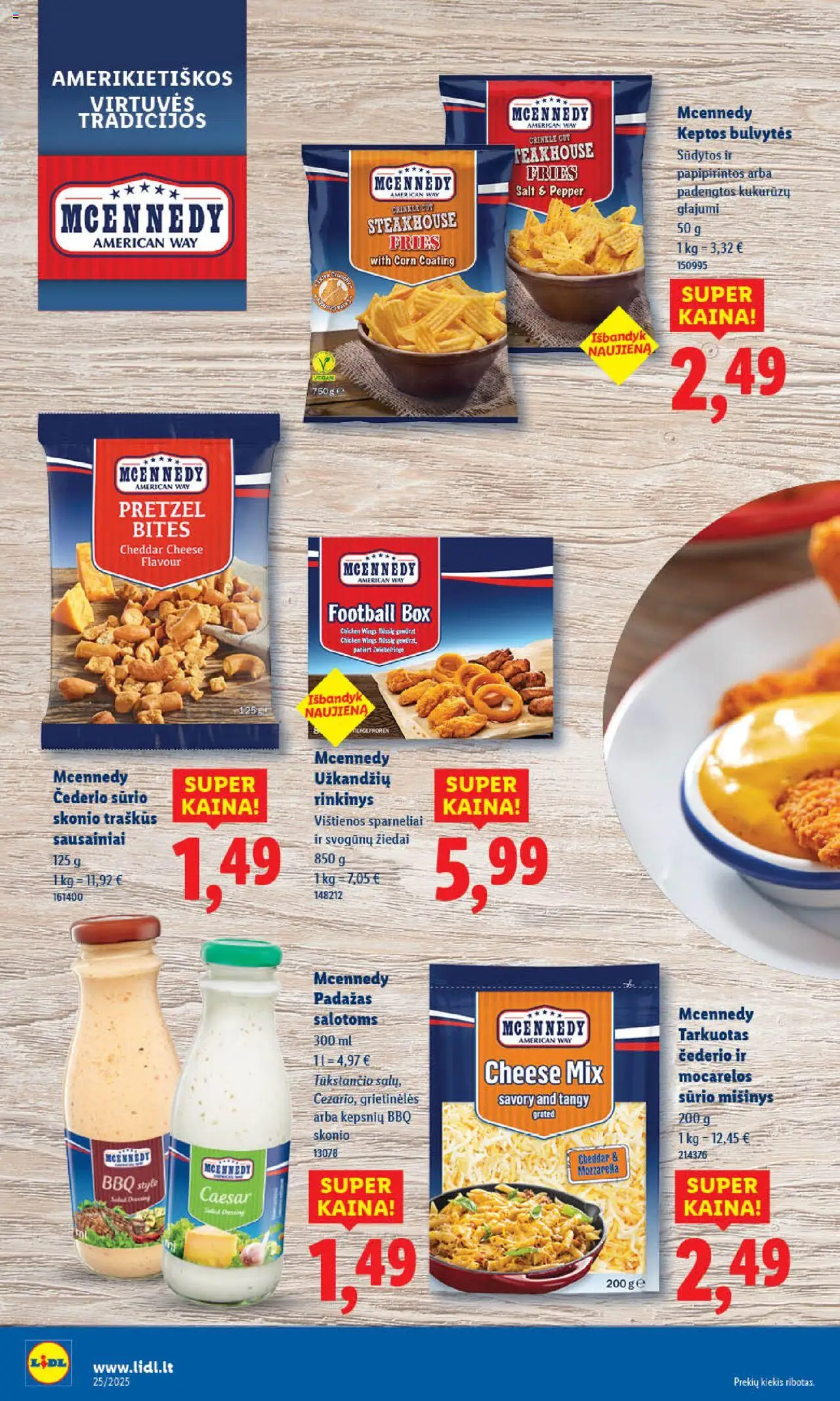 LIDL leidinys│galioja nuo 16.06.2025 | Puslapis: 14 | Prekių: Sausainiai, Vištienos, Padažas