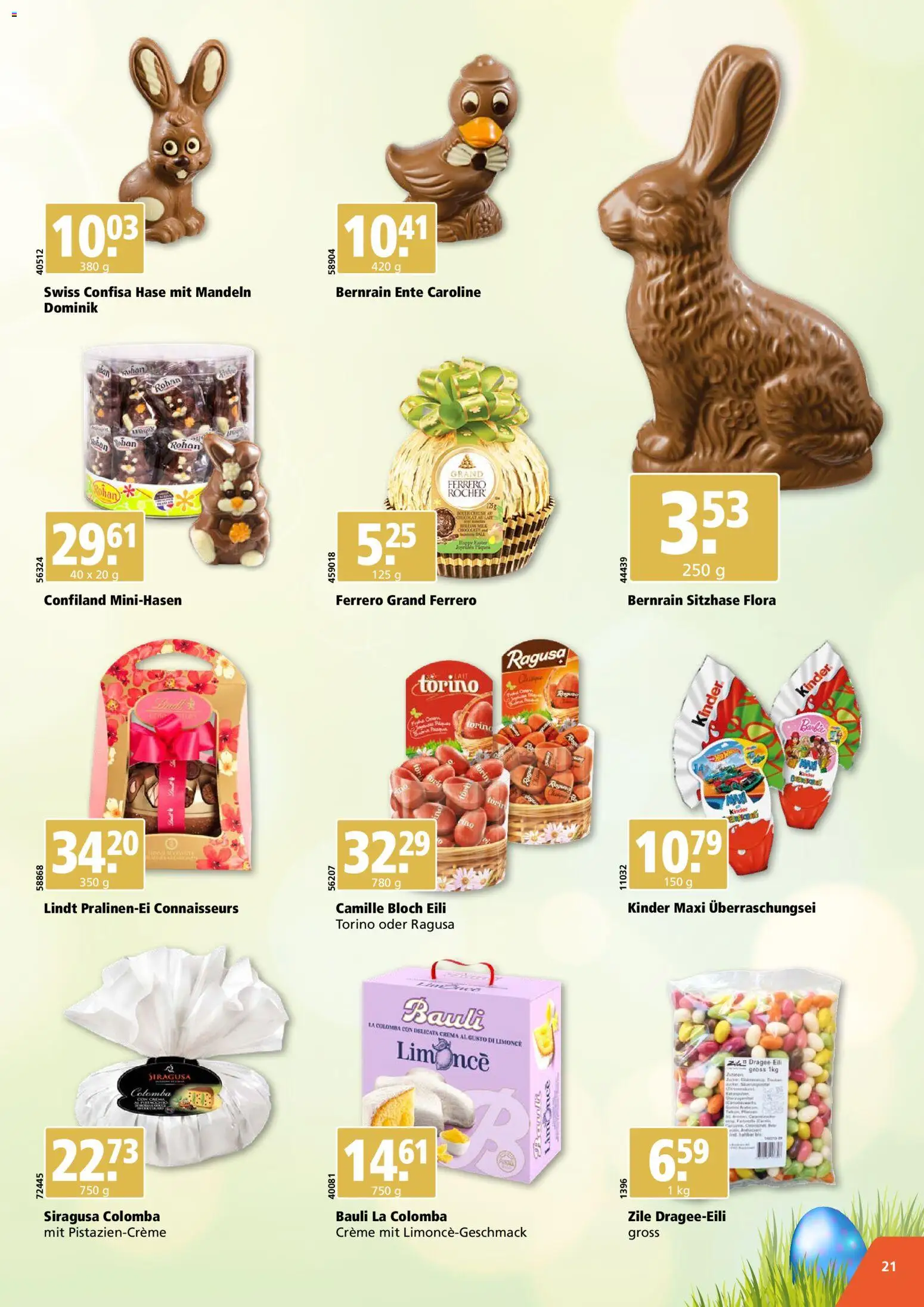 Aligro aktionen Chavannes, Matran, Genf, Sitten – gültig ab 23.03.2026 | Seite: 21 | Produkte: Creme