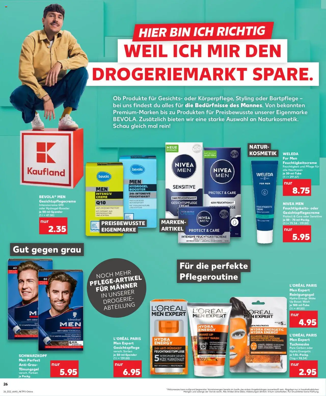 Kaufland Prospekt 	 - gültig ab dem 30.05.2025 | Seite: 26 | Produkte: Energy, Kaffee, Creme, Tuchmaske