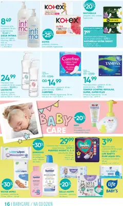 Pogląd oferty "Super-pharm Gazetka" - ważna od 06.11.2025 | Strona: 16 | Produkty: Kosmetyki, Wkładki higieniczne, Krem, Płyn do higieny intymnej