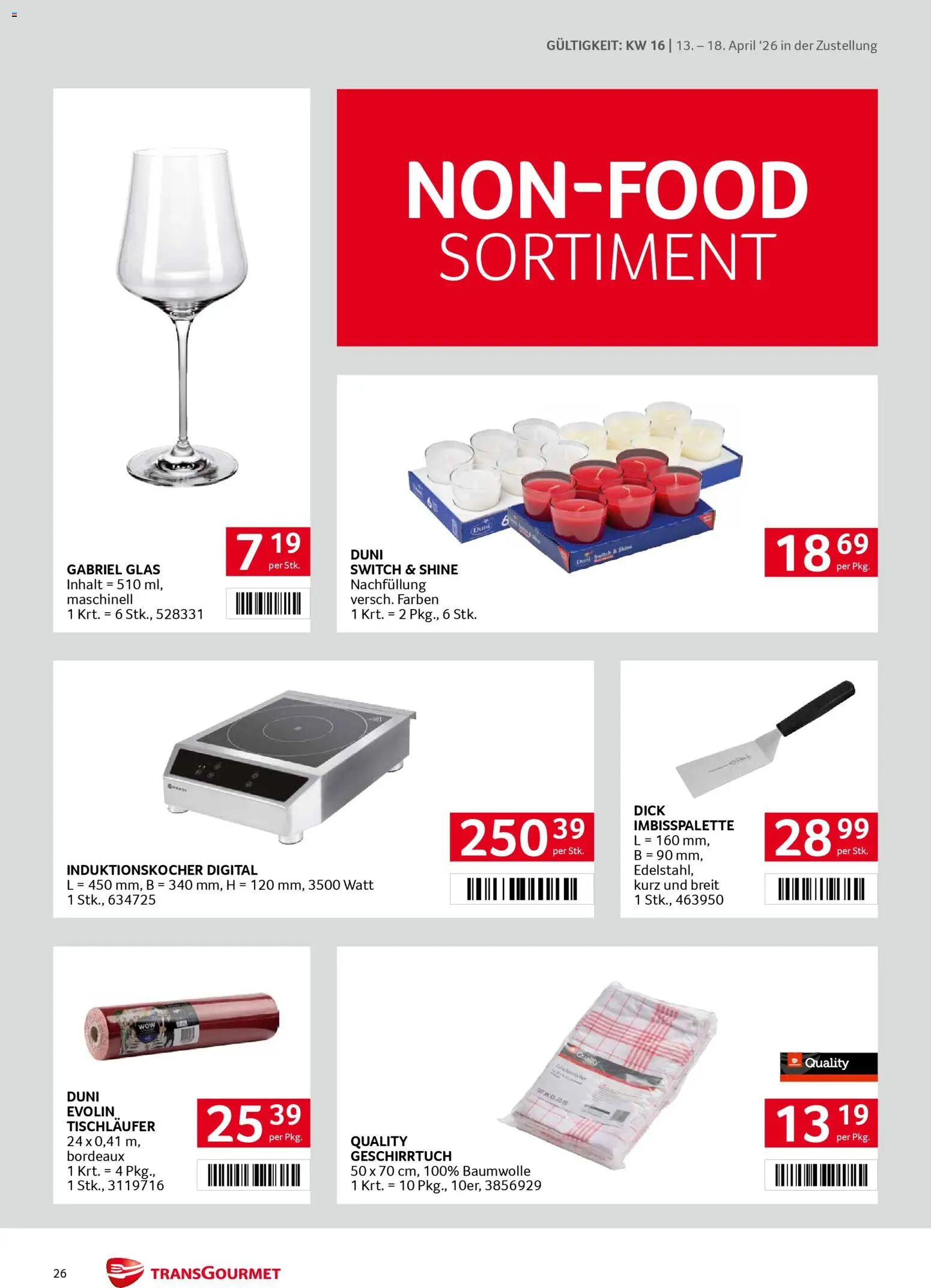 Transgourmet Zustellaktion gültig ab 13.04.2026 | Seite: 26
